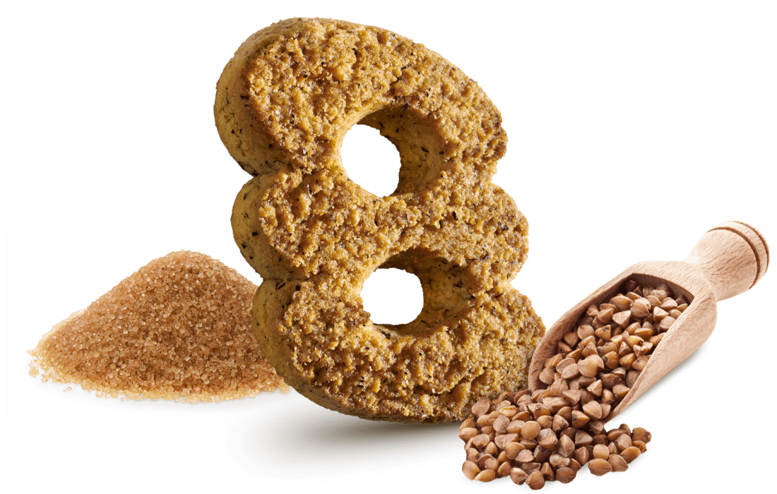 Biscotti Pineta - Monelli - con ingredienti Biscotti Pineta - Monelli - con ingredienti