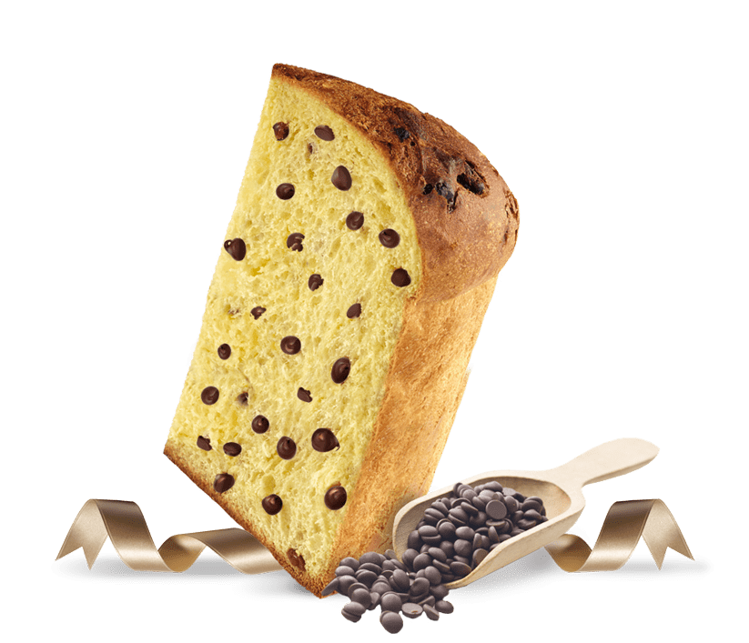 Biscotti Pineta - Panettone con gocce al Cacao - con ingredienti