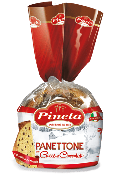 Dolci Pineta - Panettone with chocolate drops (bag) - Linea Natale