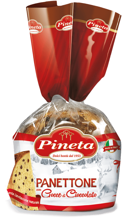 Panettone with chocolate drops (bag) - pack Panettone with chocolate drops (bag) - pack