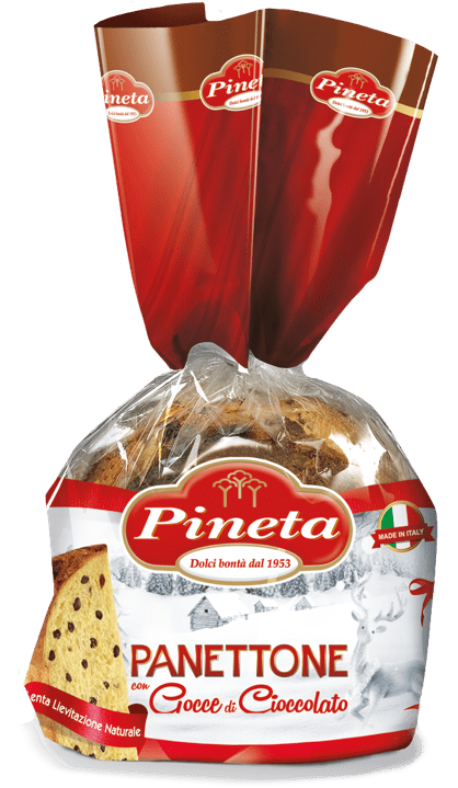 Panettone with chocolate drops (bag) - pack