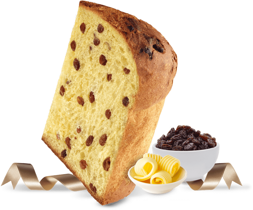 Biscotti Pineta - Panettone senza Canditi - con ingredienti